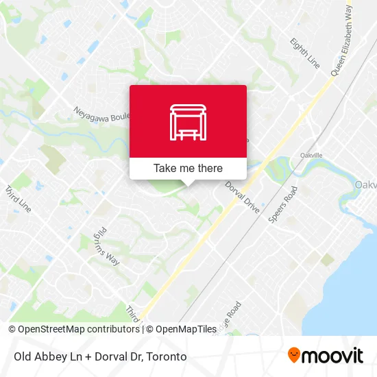Old Abbey Ln + Dorval Dr map