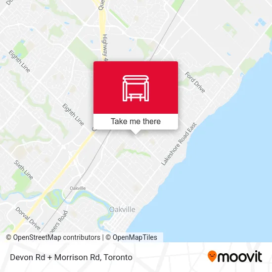 Devon Rd + Morrison Rd map