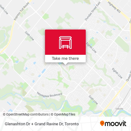 Glenashton Dr + Grand Ravine Dr map