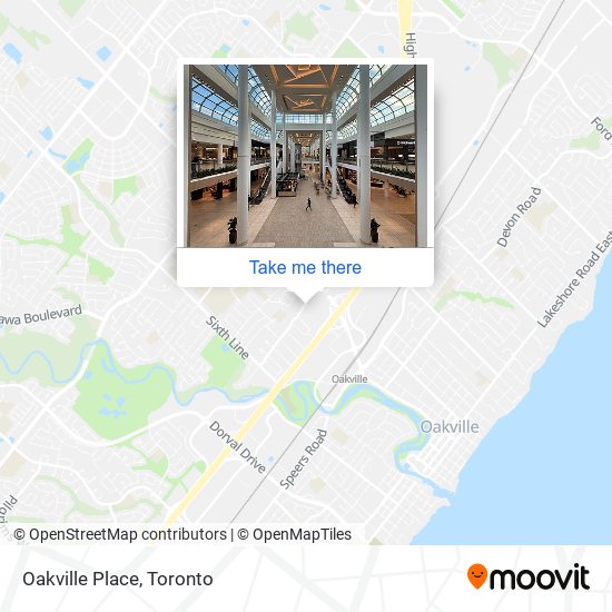 Oakville Place map