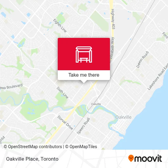 Oakville Place map