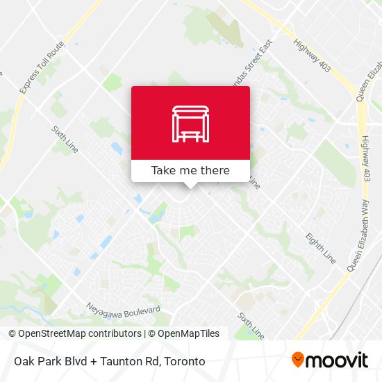 Oak Park Blvd + Taunton Rd plan