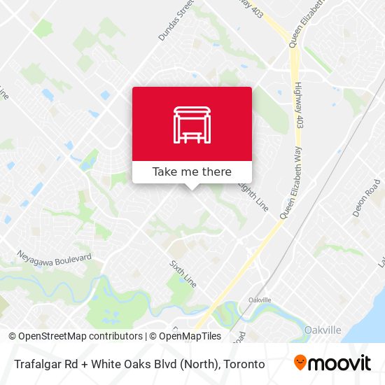Trafalgar Rd + White Oaks Blvd (North) map