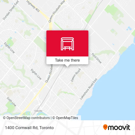 1400 Cornwall Rd map