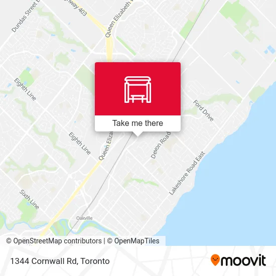 1344 Cornwall Rd map