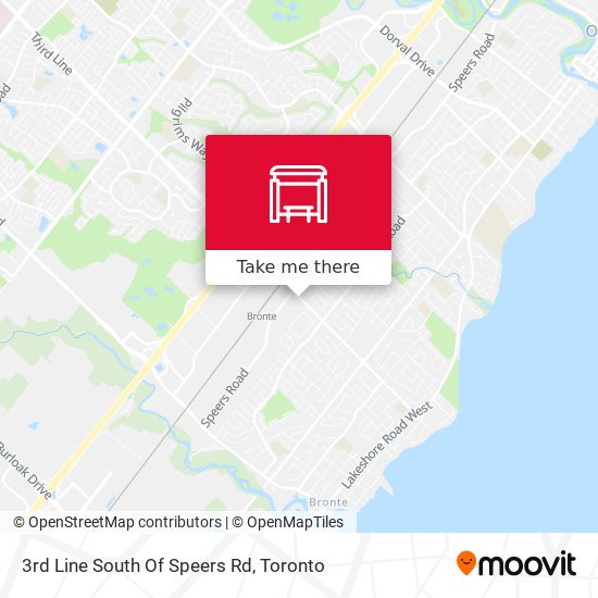 3rd Line South Of Speers Rd map