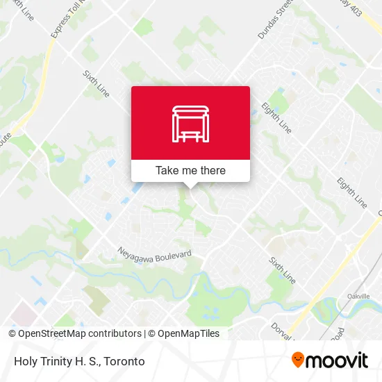 Holy Trinity H. S. map