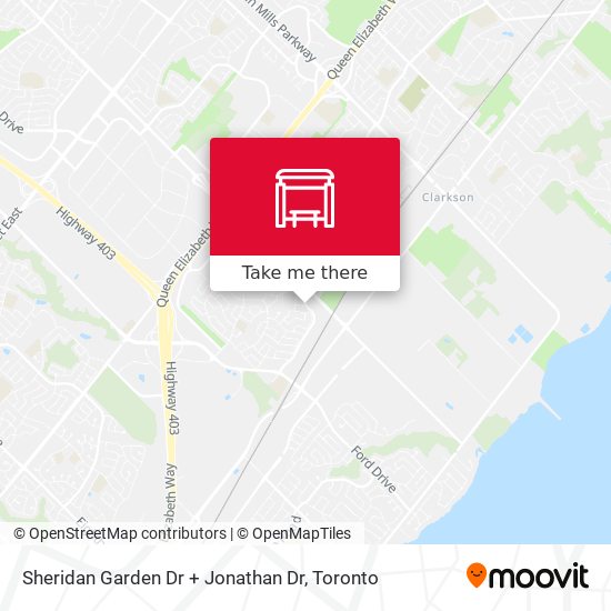 Sheridan Garden Dr + Jonathan Dr map