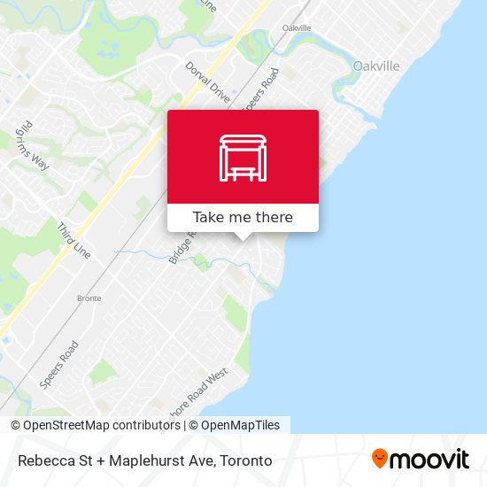 Rebecca St + Maplehurst Ave map