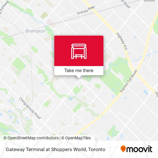 Gateway Terminal at Shoppers World map
