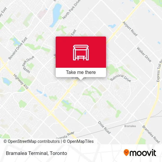 Bramalea Terminal map
