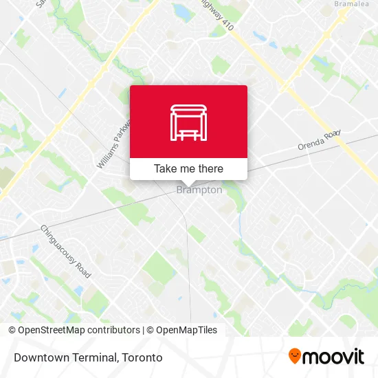 Downtown Terminal map