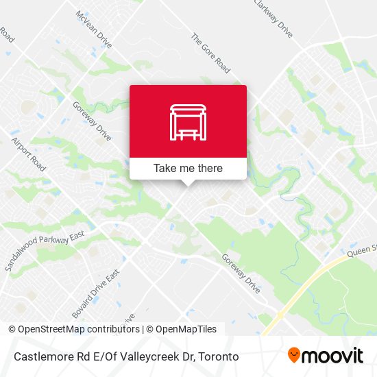 Castlemore Rd E / Of Valleycreek Dr map