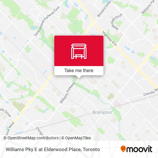 Williams Pky E at Elderwood Place map