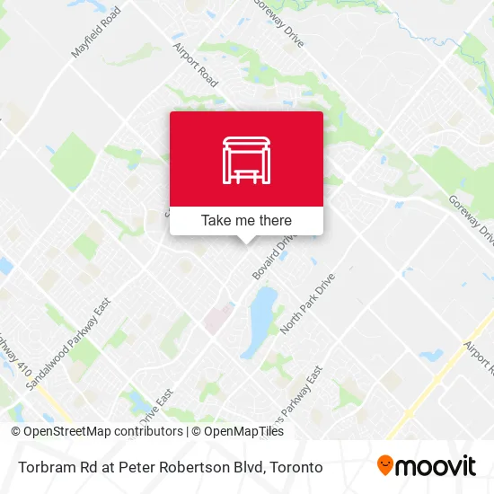 Torbram Rd at Peter Robertson Blvd map
