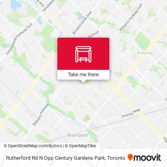 Rutherford Rd N Opp Century Gardens Park map