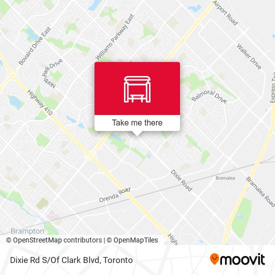 Dixie Rd S/Of Clark Blvd map