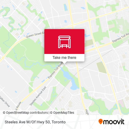 Steeles Ave W/Of Hwy 50 plan