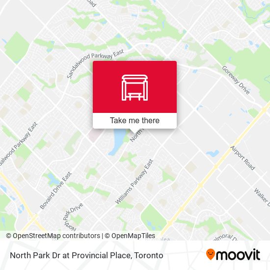 North Park Dr at Provincial Place map