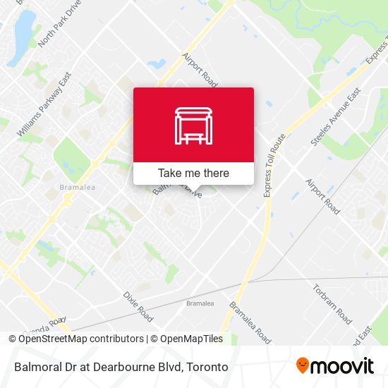 Balmoral Dr at Dearbourne Blvd map