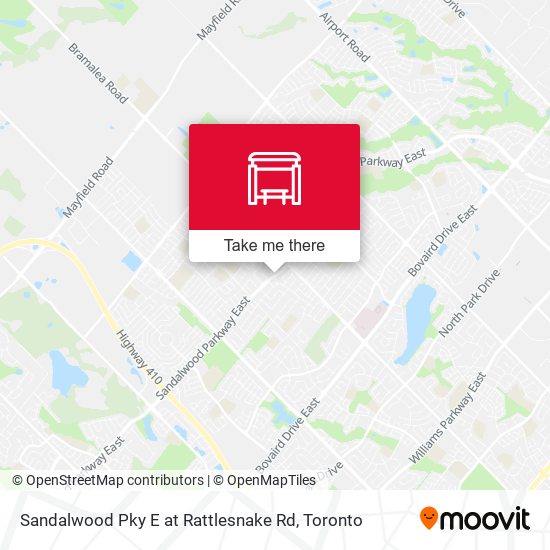 Sandalwood Pky E at Rattlesnake Rd plan