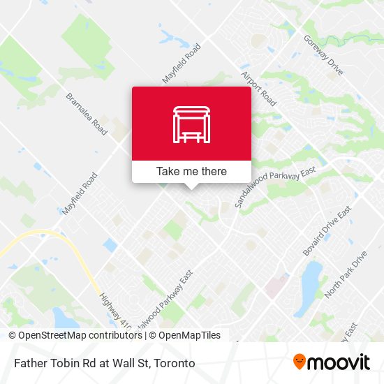 Father Tobin Rd at Wall St map