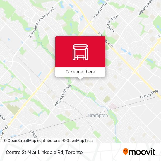 Centre St N at Linkdale Rd map