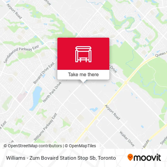 Williams - Zum Bovaird Station Stop Sb plan