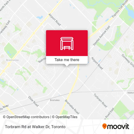 Torbram Rd at Walker Dr map