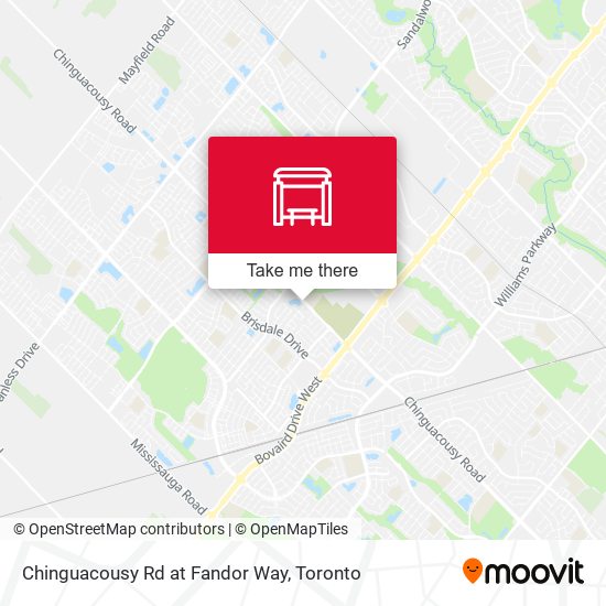 Chinguacousy Rd at Fandor Way map
