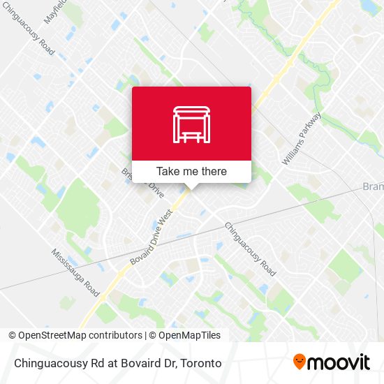 Chinguacousy Rd at Bovaird Dr map