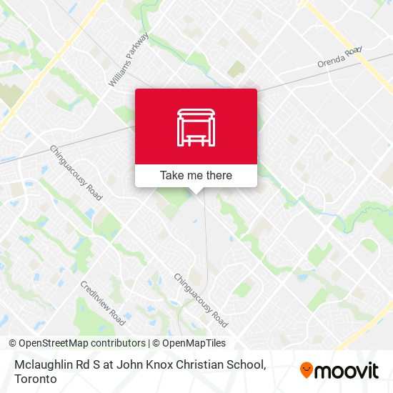 Mclaughlin Rd S at John Knox Christian School map