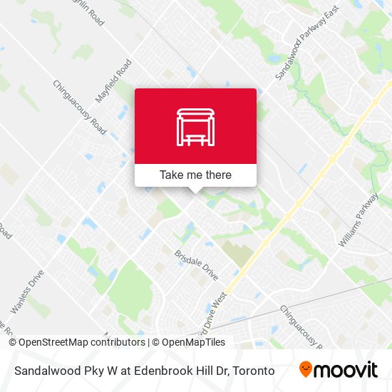 Sandalwood Pky W at Edenbrook Hill Dr map
