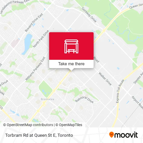 Torbram Rd at Queen St E map