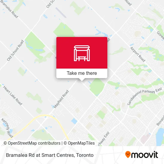 Bramalea Rd at Smart Centres map