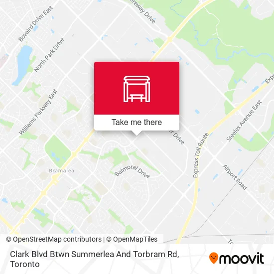 Clark Blvd Btwn Summerlea And Torbram Rd map