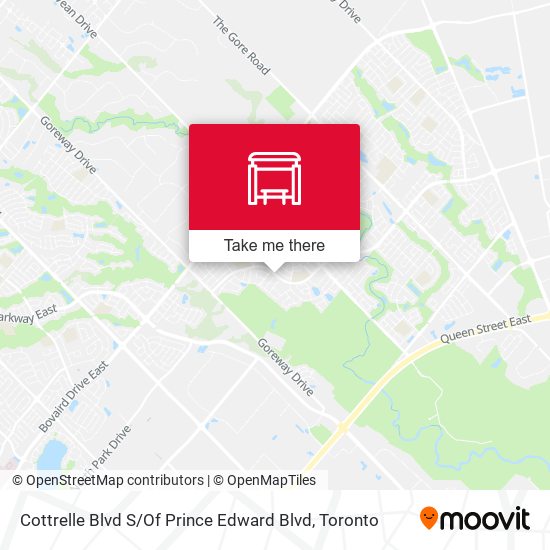 Cottrelle Blvd S / Of Prince Edward Blvd map