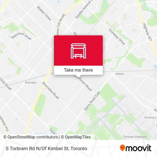 S Torbram Rd N/Of Kimbel St map