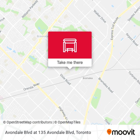 Avondale Blvd at 135 Avondale Blvd map