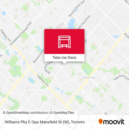 Williams Pky E Opp Mansfield St map