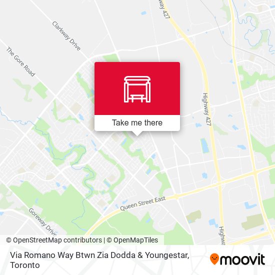 Via Romano Way Btwn Zia Dodda & Youngestar map