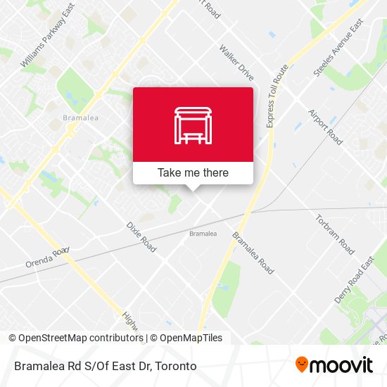 Bramalea Rd S/Of East Dr map