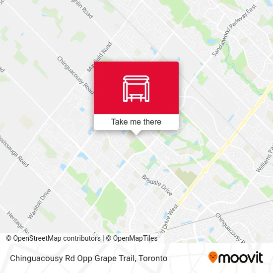 Chinguacousy Rd Opp Grape Trail map