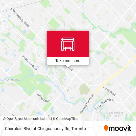 Charolais Blvd at Chinguacousy Rd map