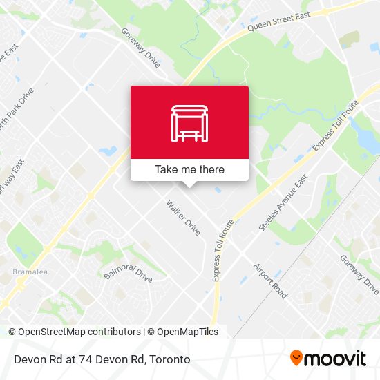 Devon Rd at 74 Devon Rd map