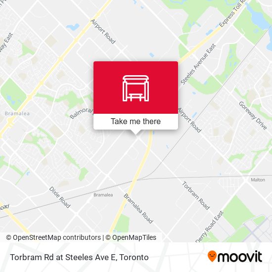 Torbram Rd at Steeles Ave E map