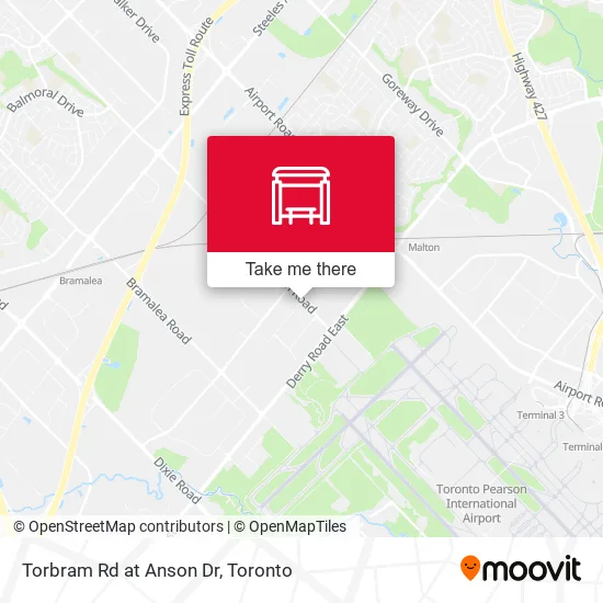 Torbram Rd at Anson Dr map