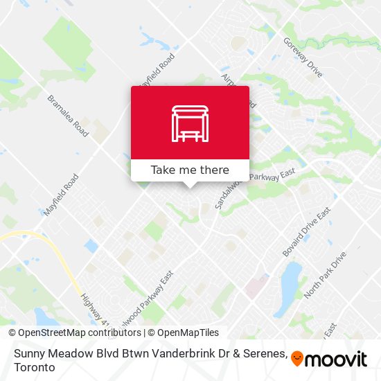 Sunny Meadow Blvd Btwn Vanderbrink Dr & Serenes map