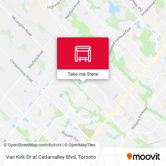 Van Kirk Dr at Cedarvalley Blvd map