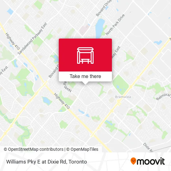 Williams Pky E at Dixie Rd plan